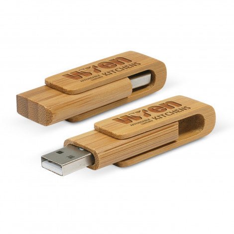 Bamboo 4GB Flash Drive - Branding Evolution
