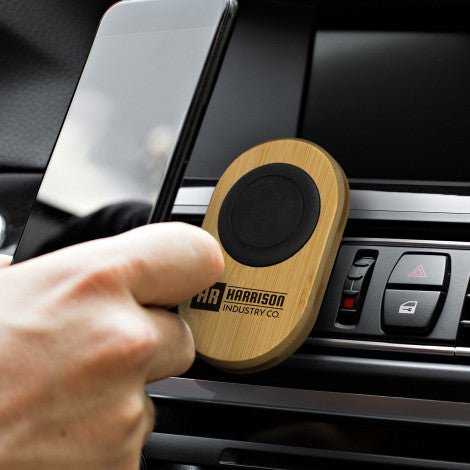 Bamboo Car Phone Holder - Branding Evolution