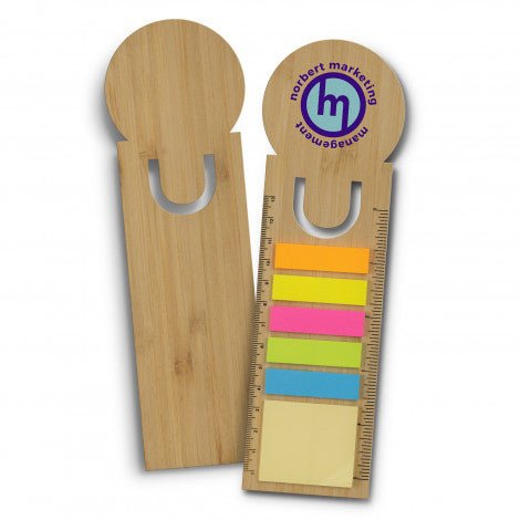 Bamboo Ruler Bookmark - Round - Branding Evolution