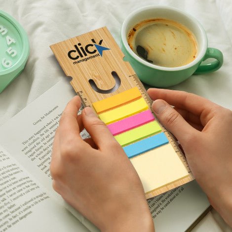 Bamboo Ruler Bookmark - Square - Branding Evolution