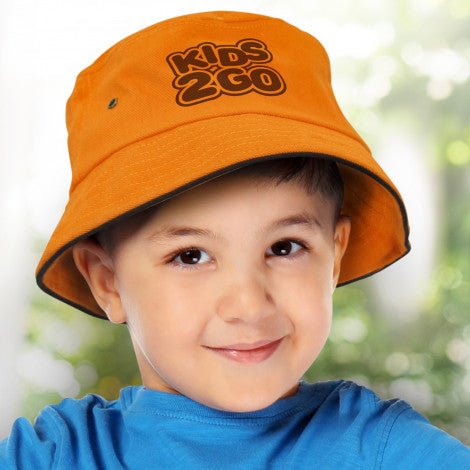 Bondi Bucket Hat - Black Sandwich Trim - Branding Evolution