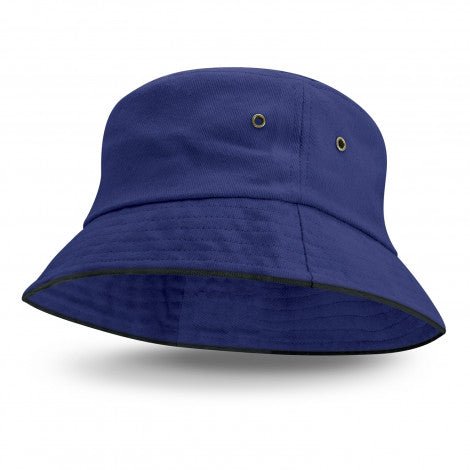 Bondi Bucket Hat - Black Sandwich Trim - Branding Evolution