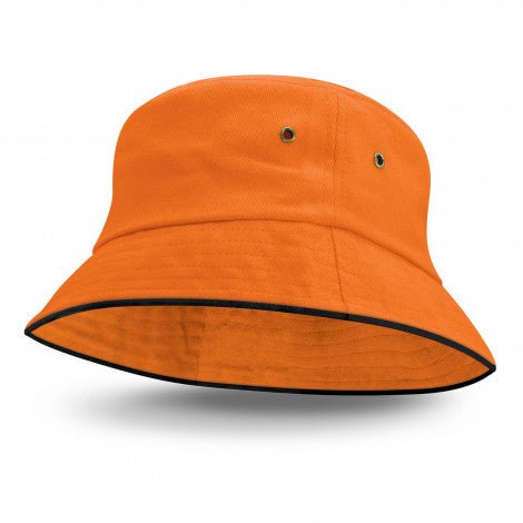 Bondi Bucket Hat - Black Sandwich Trim - Branding Evolution