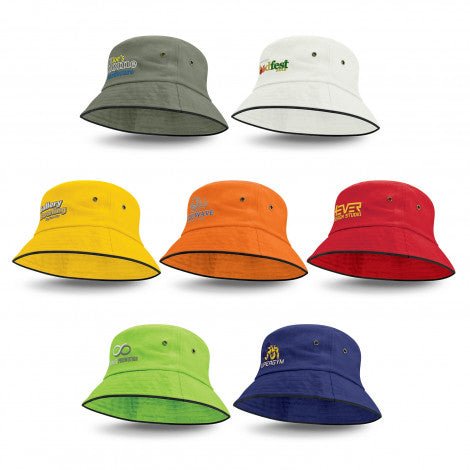Bondi Bucket Hat - Black Sandwich Trim - Branding Evolution