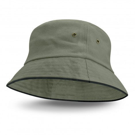Bondi Bucket Hat - Black Sandwich Trim - Branding Evolution