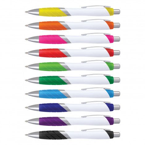 Borg Pen - White Barrel - Branding Evolution