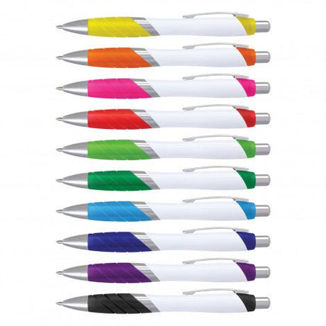 Borg Pen - White Barrel - Branding Evolution
