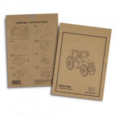 BRANDCRAFT Tractor Wooden Model - Branding Evolution