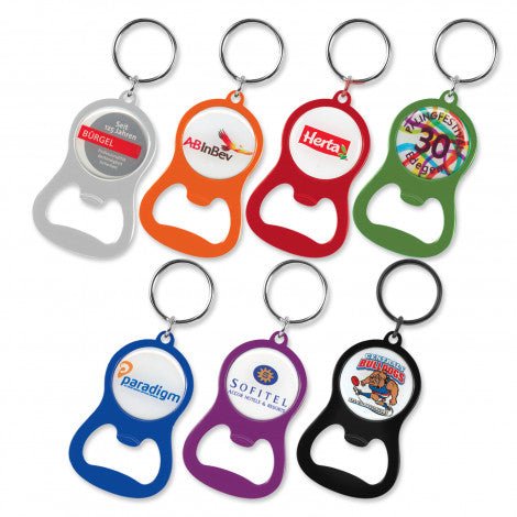 Chevron Bottle Opener Key Ring - Branding Evolution