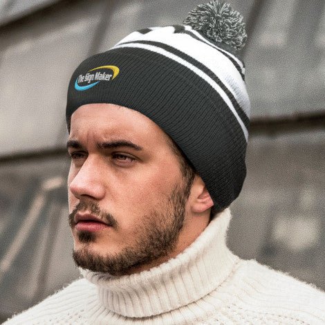 Commodore Beanie with Pom Pom - Branding Evolution