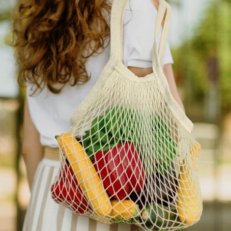 Cotton Mesh Foldaway Tote Bag - Branding Evolution