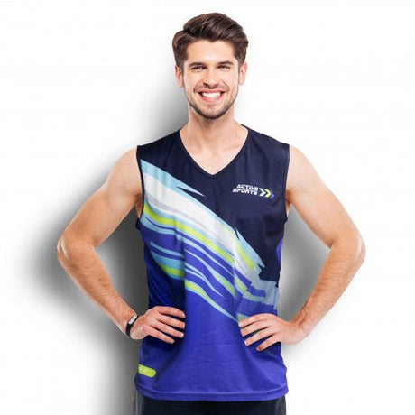 Custom Mens Performance Singlet - Branding Evolution