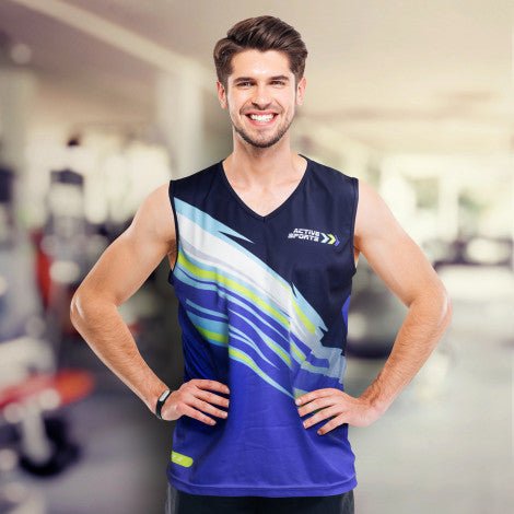 Custom Mens Performance Singlet - Branding Evolution
