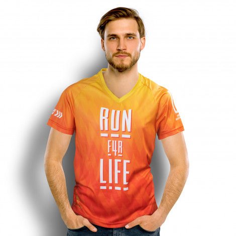 Custom Mens Performance V-Neck T-Shirt - Branding Evolution