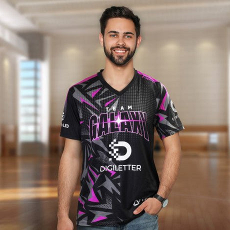 Custom Mens Sports V-Neck T-Shirt - Branding Evolution