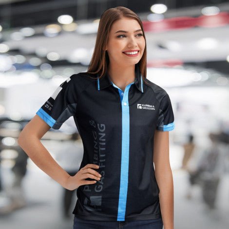 Custom Womens Performance Polo - Branding Evolution