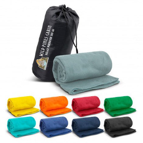 Glasgow Fleece Blanket in Carry Bag - Branding Evolution