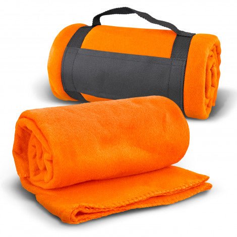 Glasgow Fleece Blanket with Strap - Branding Evolution