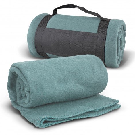 Glasgow Fleece Blanket with Strap - Branding Evolution