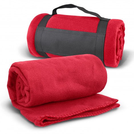 Glasgow Fleece Blanket with Strap - Branding Evolution