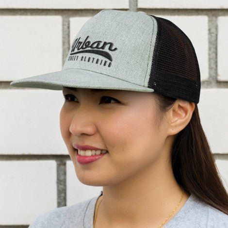 Jackson Flat Peak Trucker Cap - Branding Evolution