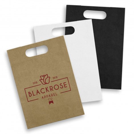 Large Die Cut Paper Bag Portrait - Branding Evolution