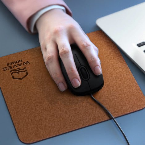Leatherette Mouse Mat - Branding Evolution