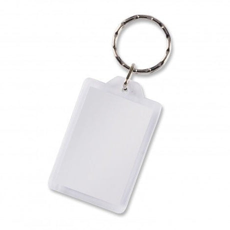 Lens Key Ring - Rectangle - Branding Evolution