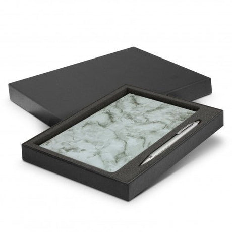 Marble Notebook and Pen Gift Set - Branding Evolution