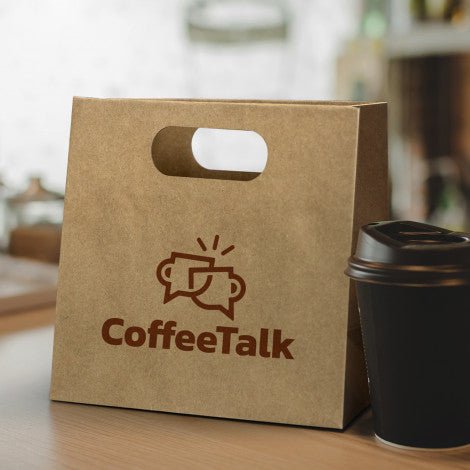 Medium Die Cut Paper Bag Landscape - Branding Evolution