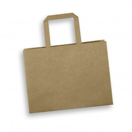 Medium Flat Handle Paper Bag Landscape - Branding Evolution