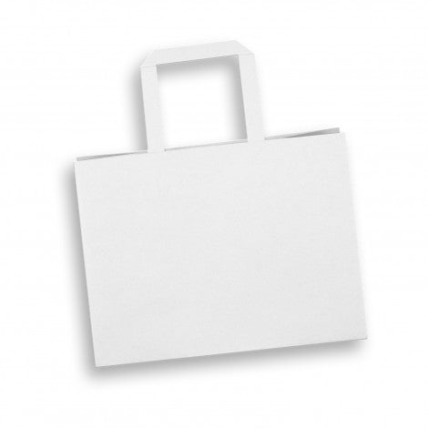 Medium Flat Handle Paper Bag Landscape - Branding Evolution