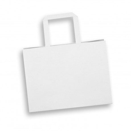 Medium Flat Handle Paper Bag Landscape - Branding Evolution