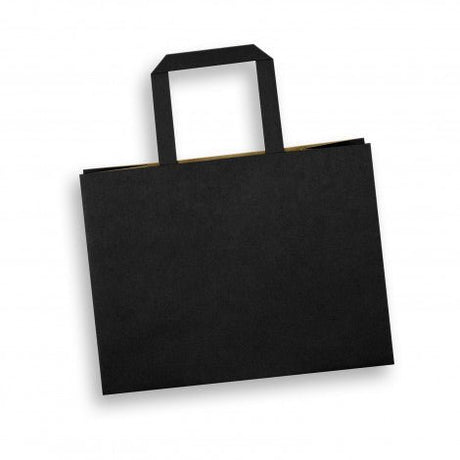Medium Flat Handle Paper Bag Landscape - Branding Evolution