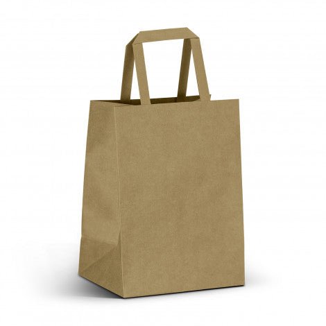 Medium Flat Handle Paper Bag Portrait - Branding Evolution