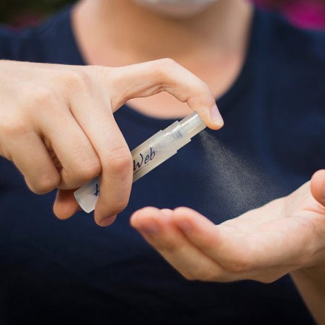 Mini Hand Sanitiser Key Ring - Branding Evolution
