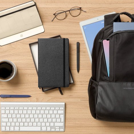 Moleskine Classic Leather Hard Cover Notebook - Large - Branding Evolution