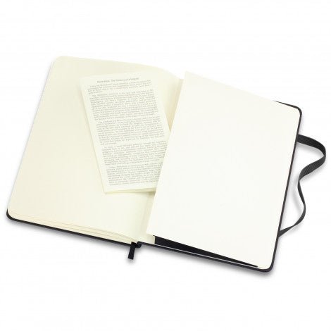Moleskine Classic Leather Hard Cover Notebook - Large - Branding Evolution