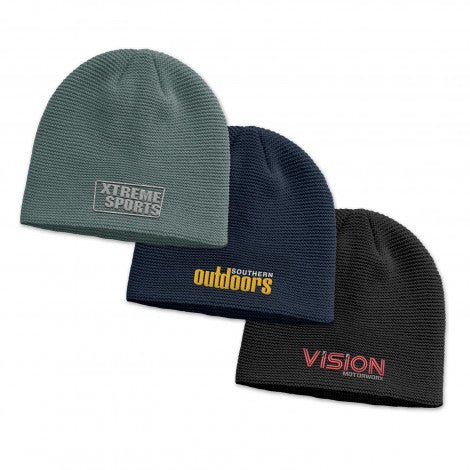 Montana Garter Knit Beanie - Branding Evolution