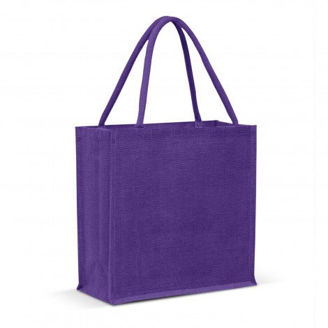 Monza Jute Tote Bag - Colour Match - Branding Evolution