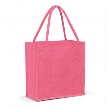 Monza Jute Tote Bag - Colour Match - Branding Evolution