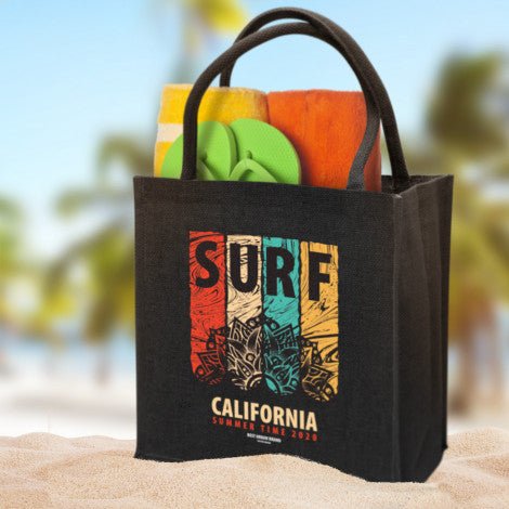 Monza Jute Tote Bag - Colour Match - Branding Evolution