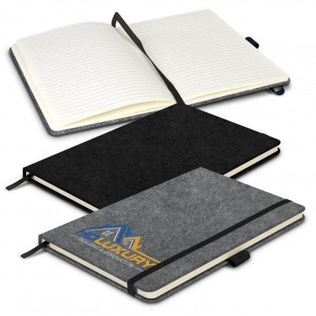 RPET Felt Hard Cover Notebook - Branding Evolution