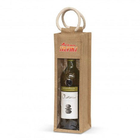 Serena Jute Wine Carrier - Branding Evolution