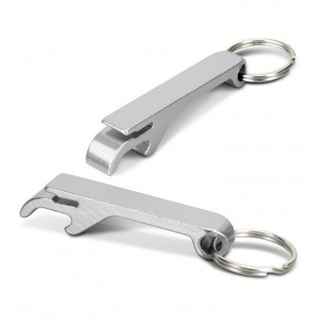 Snappy Metal Bottle Opener Key Ring - Branding Evolution