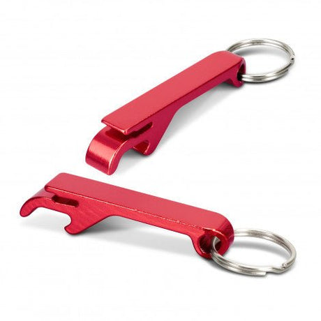 Snappy Metal Bottle Opener Key Ring - Branding Evolution