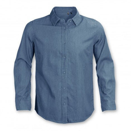 TRENDSWEAR Chester Men's Denim Shirt - Branding Evolution