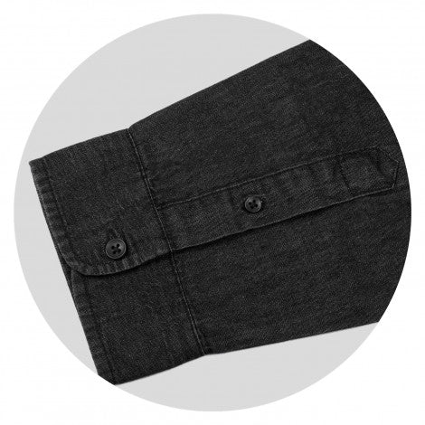 TRENDSWEAR Chester Men's Denim Shirt - Branding Evolution