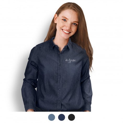 TRENDSWEAR Chester Women's Denim Shirt - Branding Evolution