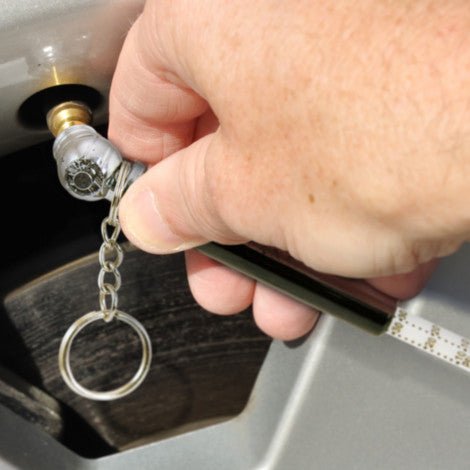 Tyre Pressure Gauge Key Ring - Branding Evolution